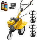 Motosapa AgroPro HS 500 motor 7 CP 2+1 viteze latime lucru 90-120 cm freze roti cauciuc 4.00x8 roata frontala tahometru 2l ulei