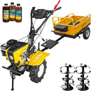 Motocultor AgroPro HS 1000B motor 8 CP benzina EURO V 2+1 viteze latime lucru 115 cm freze 2+1+1 roti 5.00-8" remorca 3l ulei