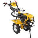 Motocultor AgroPro HS 950 NEW motor 8 CP benzina 2+1 viteze latime lucru 65-90 cm freze roti cauciuc 4.00x8" capota cu far LED tahometru roti metal plug arat rarita reglabila plug cartofi cultivator 3l ulei