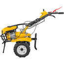 Motocultor AgroPro HS 950 NEW motor 8 CP benzina 2+1 viteze latime lucru 65-90 cm freze roti cauciuc 4.00x8" capota cu far LED tahometru roti metal plug arat rarita reglabila 3l ulei