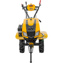 Motocultor AgroPro LC 850 motor Loncin 7 CP benzina 2+1 viteze latime lucru 65-90 cm freze roti cauciuc 4.00x8" capota cu faruri LED tahometru roti metal cultivator plug reversibil 3l ulei