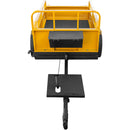 Remorca AgroPro REM 550 capacitate max 550 kg roti 4.00-12" dimensiuni bena 135x90x28 cm basculare frana mana frana picior