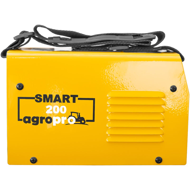 Aparat sudura semiprofesional AgroPro SMART 200 invertor 200A monofazat cabluri lungi 3m masca cristale lichide KM8500 AgroPro