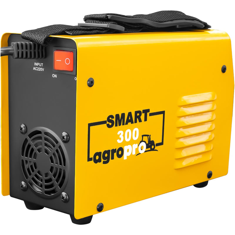 Aparat sudura semiprofesional AgroPro SMART 300 invertor 300A monofazat cabluri lungi 3m masca cristale lichide AgroPro