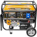Generator 7.5 kW cu automatizare ATS AgroPro THUNDER 7500 benzina GPL pornire electrica telecomanda rezervor 25 L monofazat Euro 5 sistem transport cu roti si manere