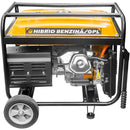Generator 7.5 kW cu automatizare ATS AgroPro THUNDER 7500 benzina GPL pornire electrica telecomanda rezervor 25 L monofazat Euro 5 sistem transport cu roti si manere