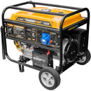 Generator 7.5 kW cu automatizare ATS AgroPro THUNDER 7500 benzina GPL pornire electrica telecomanda rezervor 25 L monofazat Euro 5 sistem transport cu roti si manere