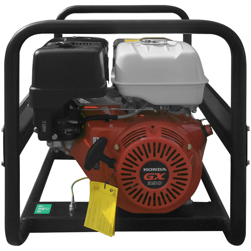 Generator curent pentru sudare industrial AgroPro W220 DC GX motor Honda GX 390 13 CP putere maxima 6.5 kVA benzina trifazat kit sudura