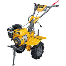 Motocultor AgroPro G900 motor 8 CP benzina 2+1 viteze latime lucru 65-95 cm freze roti cauciuc 4.00x8" roti metal plug arat rarita reglabila plug cartofi 3l ulei