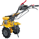 Motocultor AgroPro G900 motor 8 CP benzina 2+1 viteze latime lucru 65-95 cm freze roti cauciuc 4.00x8" roti metal plug arat rarita reglabila 3l ulei