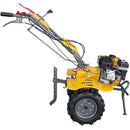 Motocultor AgroPro G900 motor 8 CP benzina 2+1 viteze latime lucru 65-95 cm freze roti cauciuc 4.00x8" roti metal plug arat rarita reglabila 3l ulei