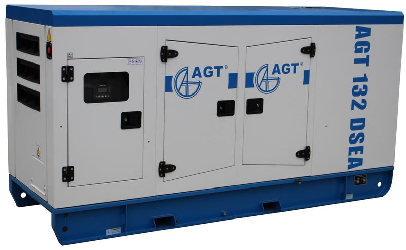 Generator curent AGT 132 DSEA putere 101.6kW 400 V diesel pornire electrica insonorizat rezervor 240L