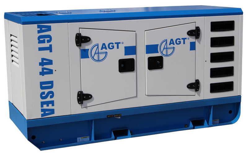 Generator curent AGT 44 DSEA putere 35.2kW 400 V diesel pornire electrica insonorizat rezervor 70 L