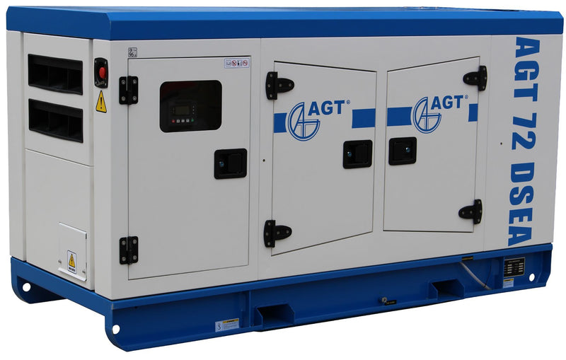 Generator curent  AGT 72 DSEA putere 55.2 kW 400 V diesel pornire electrica insonorizat rezervor 115 L