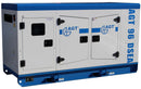 Generator de curent trifazat AGT 96 DSEA putere 75.2 kW 400 V diesel pornire electrica insonorizat rezervor 150L