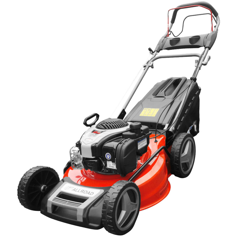 Masina de tuns gazonul AGT 51 ALLROAD motor Briggs&Stratton 575EX 3.4 CP OHV autopropulsie reglare centralizata 7 trepte latime taiere 51 cm cos 65 l