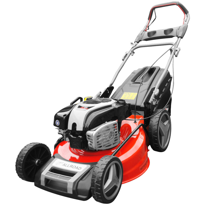 Masina de tuns gazonul AGT 53 ALLROAD motor Briggs&Stratton 750EX 4 CP DOV autopropulsie reglare centralizata 8 trepte latime taiere 53 cm cos 65 l