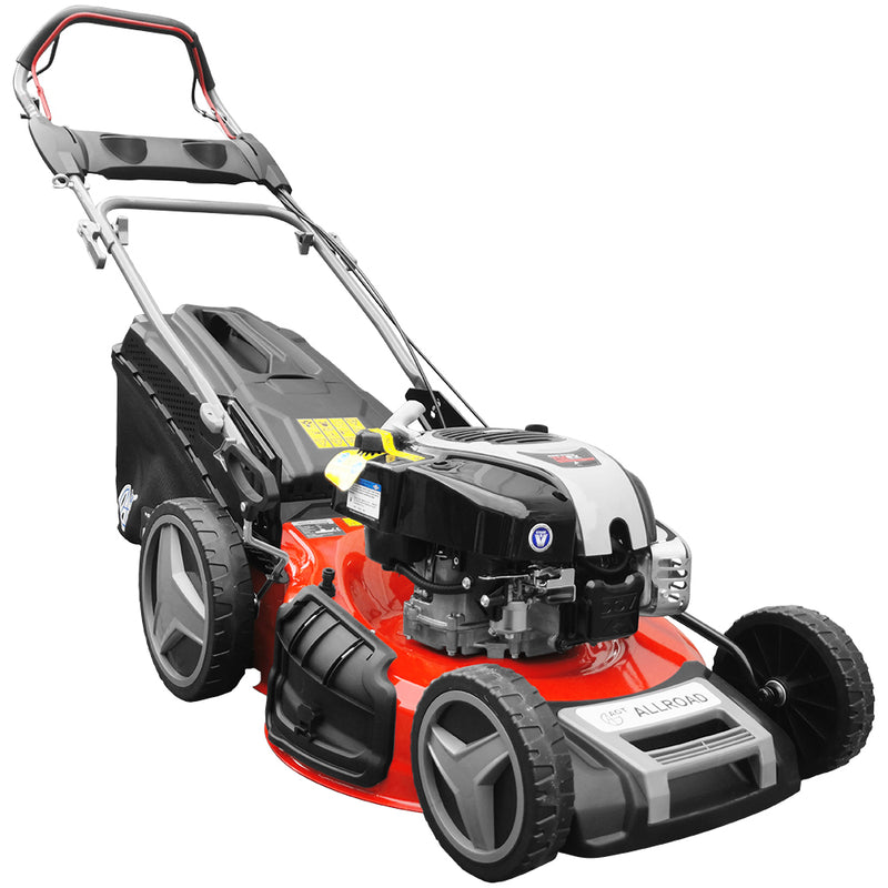 Masina de tuns gazonul AGT 53 ALLROAD motor Briggs&Stratton 750EX 4 CP DOV autopropulsie reglare centralizata 8 trepte latime taiere 53 cm cos 65 l