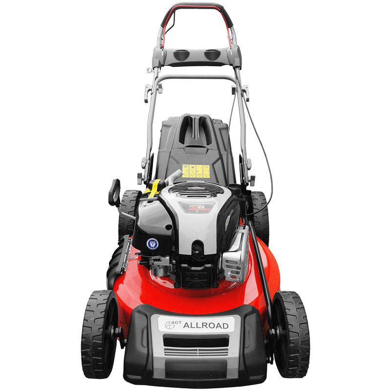 Masina de tuns gazonul AGT 53 ALLROAD motor Briggs&Stratton 750EX 4 CP DOV autopropulsie reglare centralizata 8 trepte latime taiere 53 cm cos 65 l