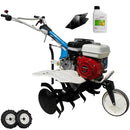 Motosapa AGT 5580 motor Honda GX160 5.5 CP latime lucru 80 cm 2+1 viteze freze rarita fixa roti cauciuc 4.00-8 remorca 2.6l ulei