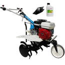 Motosapa AGT 5580 motor Honda GX160 5.5 CP latime lucru 80 cm 2+1 viteze freze rarita fixa fara roti cauciuc 0.6l ulei