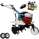Motosapa AGT 5580 motor Honda GX160 5.5 CP latime lucru 80 cm 2+1 viteze freze rarita fixa roti cauciuc 4.00-8 2.6l ulei