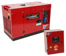 Generator de curent trifazat AGT 8003 DSEA insonorizat 6,5 kW diesel pornire electrica rezervor 15L AVR + automatizare ATS