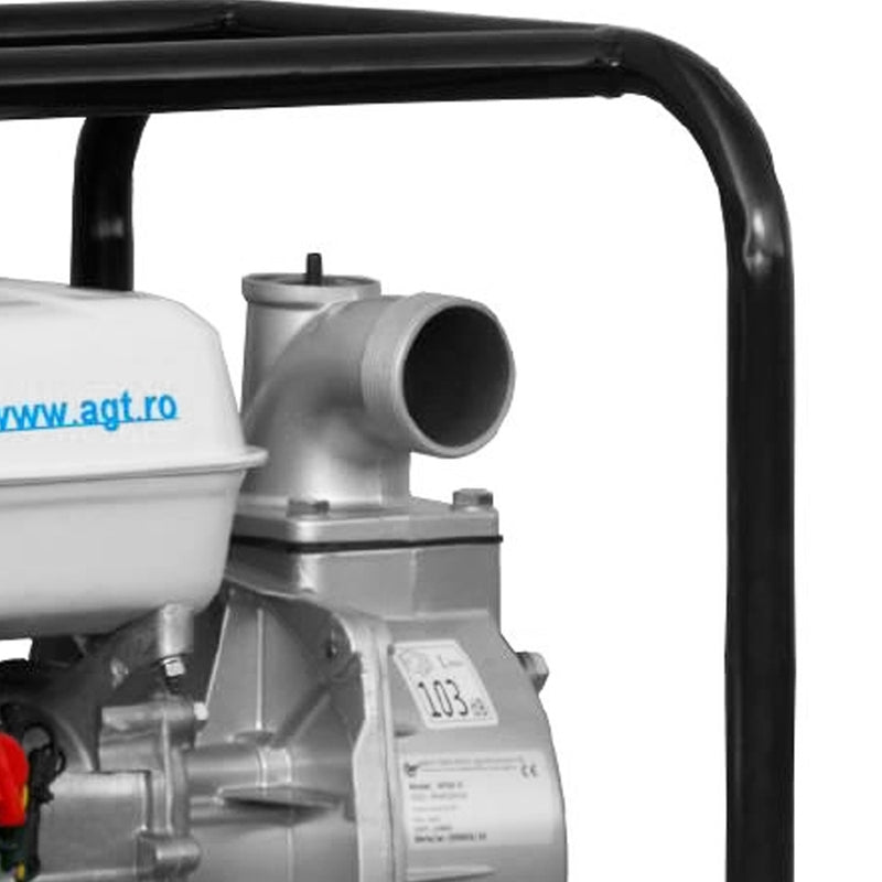Motopompa profesionala apa curata AGT WP 20 HKX 2" motor Honda GX160 5.5 CP 163 cmc 4 timpi debit 36 mc/h refulare 26 m absorbtie 8 m