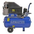 Compresor de aer Airmaster AIR2510-2 1800 W 10 bar 239 l/min butelie 24 litri