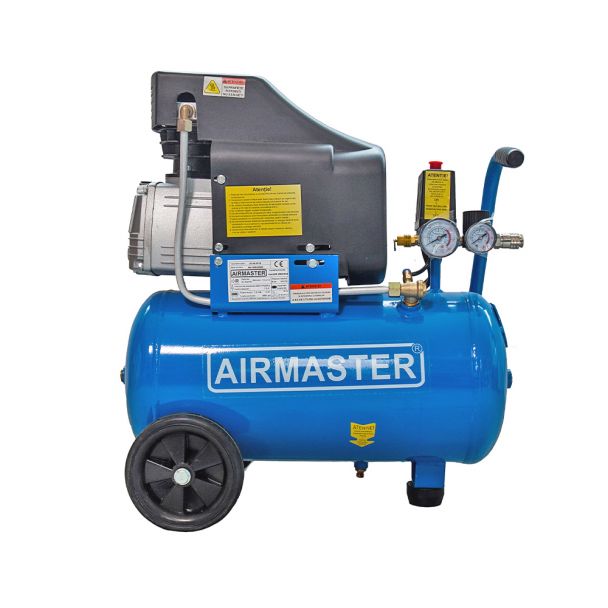 Compresor de aer Airmaster AIR2SHU824_KIT_AIR3 24 l 1500 W 8 bar 206 l/min + set 3 accesorii aer