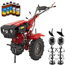 Motocultor Rotakt Apollo RO13R-2P motor 13 CP benzina 2+1 viteze latime lucru 56-135 cm freze roti cauciuc 5.00-12" 2 prize putere roti metal plug arat rarita reglabila 5l ulei