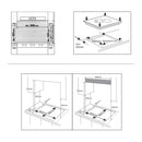 Plita incorporabila mixta Samus PSGE-63SB1 3 arzatoare pe gaz + 1 arzator electric 7.7 kW aprindere electrica dispozitiv siguranta arzatoare, panou frontal gratar fonta