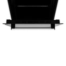 Aragaz pe gaz Samus SM450APBS 4 arzatoare cuptor pe gaz 49 litri latime 50 cm aprindere electrica la plita dispozitiv siguranta plita si cuptor geam dublu la cuptor capac metalic iluminare cuptor