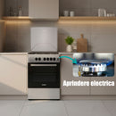 RESIGILAT: Aragaz pe gaz Samus SM664XPGS1 4 arzatoare cuptor pe gaz 70 litri 1 arzator Wok aprindere electrica dispozitiv siguranta plita si cuptor timer, grill iluminare cuptor latime 60 cm, finisaj inox
