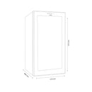 Racitor termoelectric (pentru vinuri) Samus SRV50LM15 4 rafturi din lemn 48 litri capacitate 15 sticle clasa F racire termoelectrica iluminare interioara LED control tactil cu afisaj electronic 63.5 x 36 x 54.7 cm