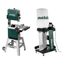 Ferastrau cu banda METABO BAS 318 Precision WNB + Aspirator rumegus METABO SPA1200