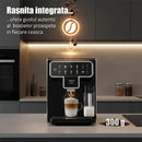 Espressor cafea Samus Perfection automat rasnita incorporata cafea boabe 15 bar 1350 W 7 bauturi automate capacitate 2.2 litri capacitate rasnita 300 g rezervor lapte 300 ml 5 nivele de macinare oprire automata protectie supraincalzire negru