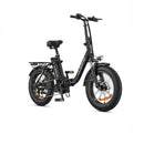 Bicicleta electrica plabila Voltarom ULZOMO E-bike Dolphin 20 viteza 25km/h autonomie 90km fara permis-Negru