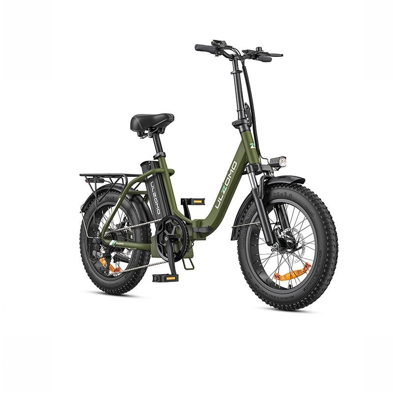 Bicicleta electrica plabila Voltarom ULZOMO E-bike Dolphin 20 viteza 25km/h autonomie 90km fara permis-Verde