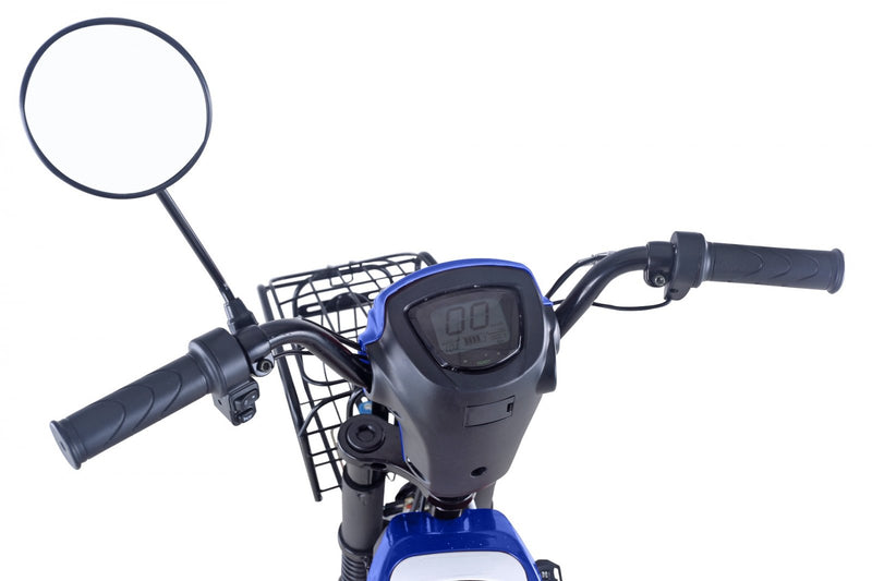 Bicicleta electrica Ztech ZT-01-G GRAPHENE autonomie 40 Km viteza maxima 25 km/h putere 480W acumulator 12Ah/48V nu necesita permis-Albastru