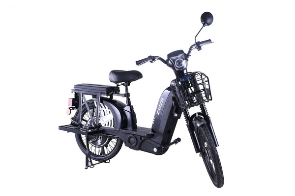 Bicicleta electrica Ztech ZT-01 LASER 13 EEC autonomie 40 Km viteza maxima 25 km/h putere 480W acumulator 12Ah/48V nu necesita permis-Negru