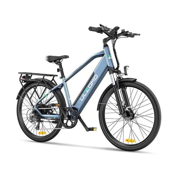 Bicicleta electrica Voltarom Ulzomo Metro 250W 36V17Ah viteza 25km/h autonomie 100km fara permis-Albastru