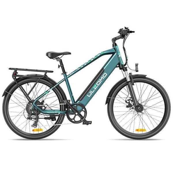 -Bicicleta electrica Voltarom Ulzomo Metro 250W 36V17Ah viteza 25km/h autonomie 100km fara permis-Verde