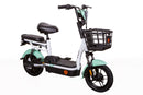 Bicicleta electrica electric Ztech ZT-02 F Speed autonomie 40 Km viteza maxima 25 km/h putere 350W acumulator 12Ah/48V nu necesita permis-Verde
