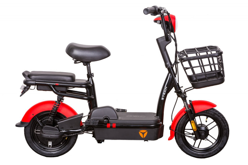 Bicicleta electrica electric Ztech ZT-02 F Speed autonomie 40 Km viteza maxima 25 km/h putere 350W acumulator 12Ah/48V nu necesita permis-Verde