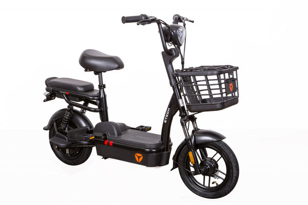 Bicicleta electrica Ztech ZT-02 GRAPHENE autonomie 40 Km viteza maxima 25 km/h putere 350W acumulator 12Ah/48V nu necesita permis-Negru