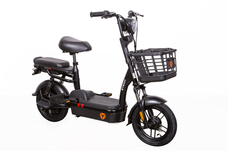 Bicicleta electrica electric Ztech ZT-02 F Speed autonomie 40 Km viteza maxima 25 km/h putere 350W acumulator 12Ah/48V nu necesita permis-Verde