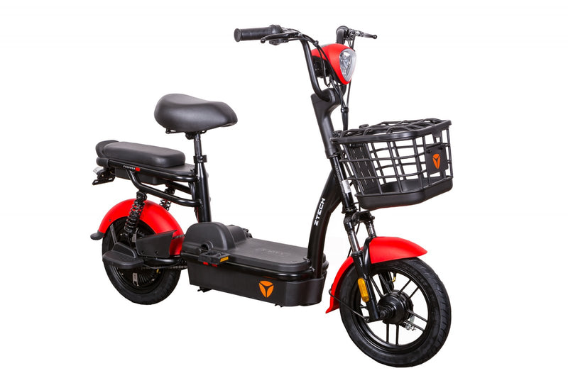 Bicicleta electrica electric Ztech ZT-02 F Speed autonomie 40 Km viteza maxima 25 km/h putere 350W acumulator 12Ah/48V nu necesita permis-Verde