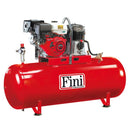 Compresor de aer cu ulei Fini MK113-200F-9S HONDA motor termic pe benzina 6.7 kW 10 bar 556 l/min butelie 200 l