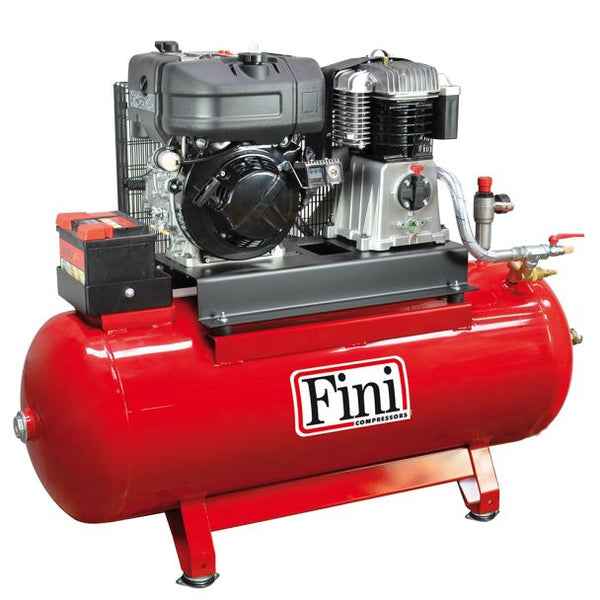 Compresor de aer Fini BK119-500F-11 DIESEL 500 l motor termic diesel 7.5 kW 10 bar 945 l/min